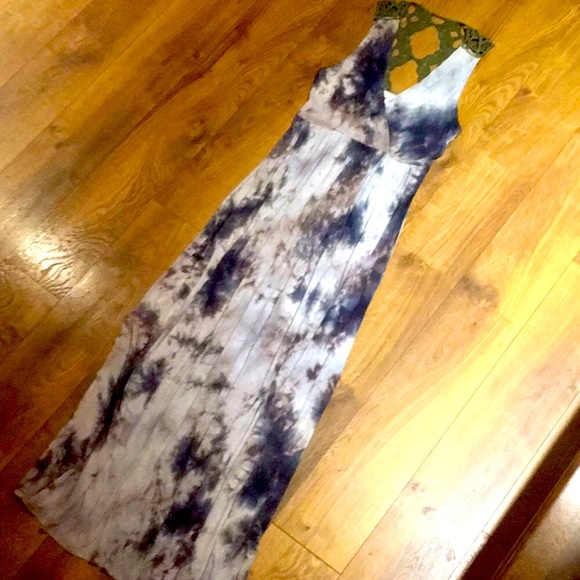 Sale TIE DYE CROCHET BACK MAXI DRESS ~ last 1 - Picture 10 of 11